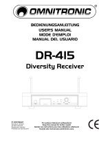 Omnitronic DR-415 Manual de usuario