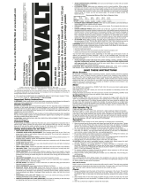DeWalt DW142 Manual de usuario