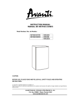 Avanti RM3153B Manual de usuario