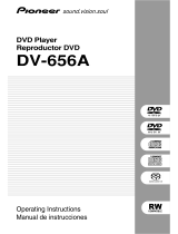 Pioneer DV-656A Operating Instructions Manual