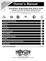 Tripp Lite SmartOnline Single-Phase 10kVA Manual de usuario
