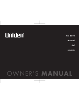 Uniden EXI 5560 Manual de usuario