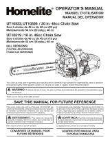 Homelite UT10522 Manual de usuario