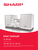 Sharp XL-B515D(BK) El manual del propietario