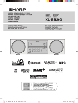 Sharp XL-BB20D(BR) El manual del propietario