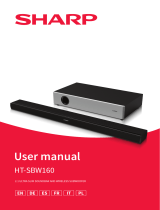 Sharp HT-SBW160 El manual del propietario