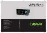 Fusion MS-RA210 Guía de inicio rápido