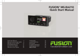 Fusion MS-RA210 Guía de inicio rápido