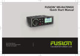 Fusion MS-RA70NSX Guía de inicio rápido