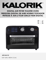 KALORIK 22 Quart Digital Air Fryer Toaster Oven Manual de usuario