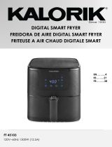 KALORIK 3.5 Quart Digital Air fryer Manual de usuario