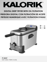 KALORIK 3.2 Quart Digital Deep Fryer Manual de usuario