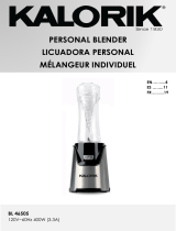 KALORIK 550W Personal Blender Manual de usuario