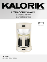 KALORIK 10 Cup Retro Coffee Maker Manual de usuario