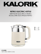 KALORIK 1.7 Liter Retro Electric Kettle Manual de usuario