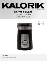 KALORIK Coffee and Spice Grinder Manual de usuario