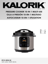 KALORI K Pressure Cooker 10-IN-1 EPCK 45026 BK Manual de usuario