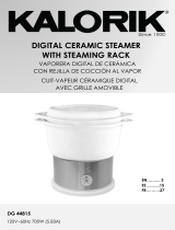 KALORIK 4.8 Quart Ceramic Steamer Manual de usuario