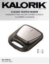 KALORIK Classic Waffle Maker Manual de usuario