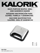 KALORIK Multi-Purpose Waffle Manual de usuario