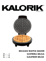 KALORIK Belgian Waffle Maker Manual de usuario