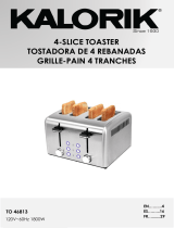KALORIK 4-slice Toaster Manual de usuario