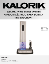 KALORIK Electric Wine Bottle Opener Manual de usuario