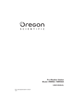 Oregon Scientific WMR86 Manual de usuario