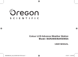 Oregon Scientific OSBAR208SX El manual del propietario