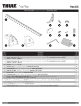Thule TracRac Van ES (Dodge Ram ProMaster City, 14- ) Manual de usuario