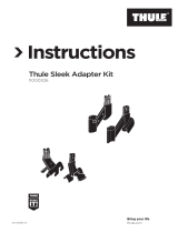 Thule Sleek Kit Manual de usuario