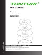 Tunturi Wall Ball Rack (1/2) El manual del propietario