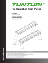 Tunturi Pro Dumbbell Rack Plates (2pcs), Incl 5 Saddles El manual del propietario