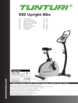 Tunturi E80 Upright Bike El manual del propietario