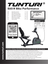 Tunturi E60-R Recumbent Exercise Bike Manual de usuario