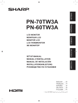 Sharp PN70TW3A El manual del propietario