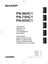 Sharp PN86HC1 El manual del propietario