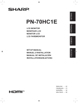 Sharp PN70HC1E El manual del propietario