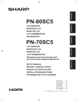 Sharp PN80SC5 El manual del propietario