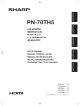 Sharp PN-70TH5 El manual del propietario
