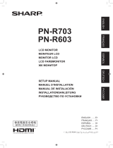 Sharp PN-R703 El manual del propietario