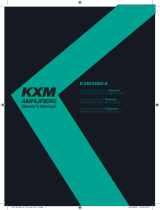 Kicker KXMA800.8 Amplifier El manual del propietario