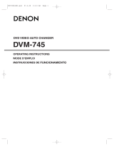 Denon DVM-745 Instrucciones de operación