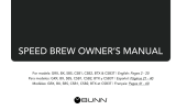 Bunn CSB1 Manual de usuario