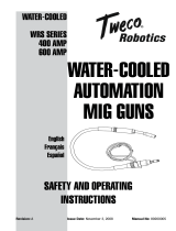 Tweco RoboticsWRS Series 400 AMP 600 AMP Water-Cooled Automation Mig Guns