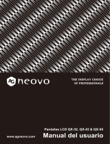 AG Neovo QX-43 Manual de usuario