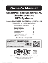 Tripp Lite TRIPP-LITE SMART1500XL Line Interactive UPS System El manual del propietario