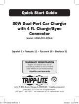 Tripp Lite Dual-Port Car Charger Guía de inicio rápido