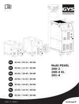 GYS Multi PEARL 200-4 XL Manual de usuario