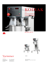 Varimixer Kodiak10 Instrucciones de operación